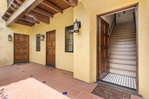 stairs leading to the top units